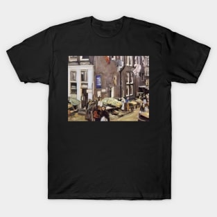 jewish quarter in amsterdam 1905 - Max Liebermann T-Shirt